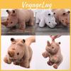 Toy Rhino Plush Stuffed Animal Doll For Kids Gift Cartoon Decoration Bedroom