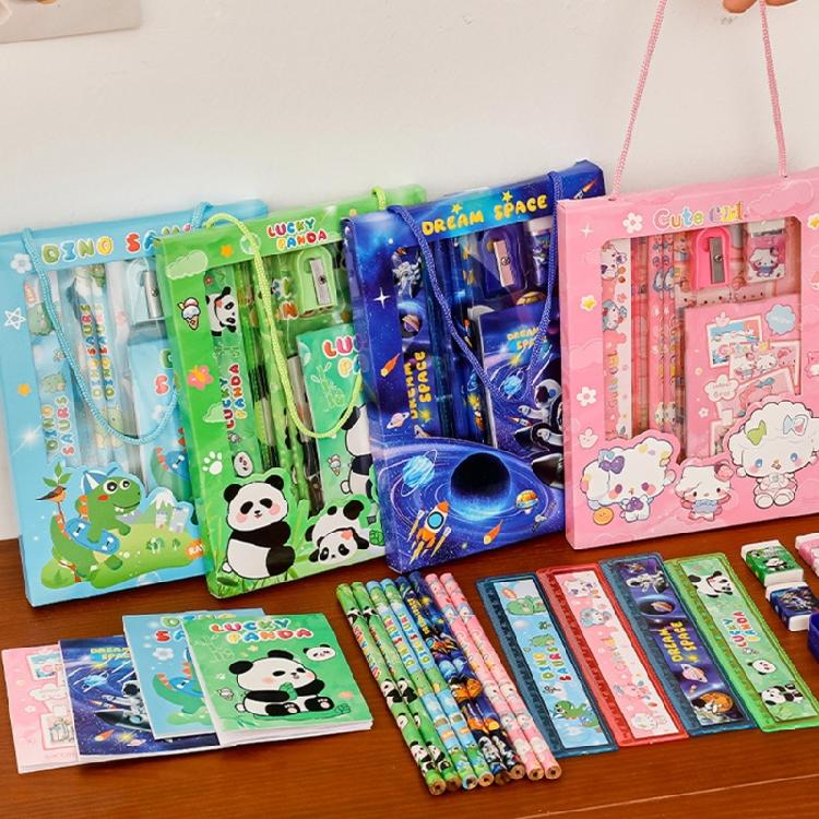 6Pcs Interactive Study Gift Box Educational Supplies Youngly Learners Homework Helper Kids Study Reward Stationeries Set