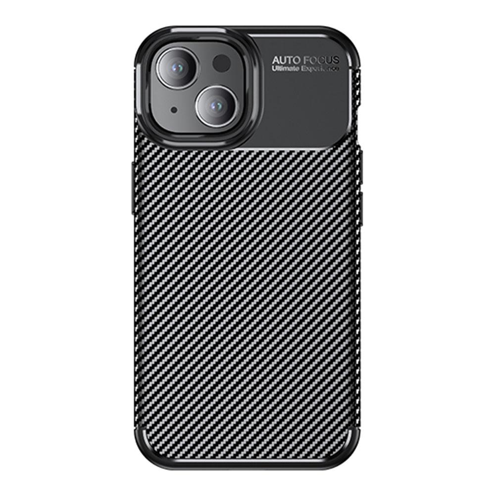 

Carbon Fiber Texture TPU Case for iPhone 15,Anti-scratch Protective Phone Cover A