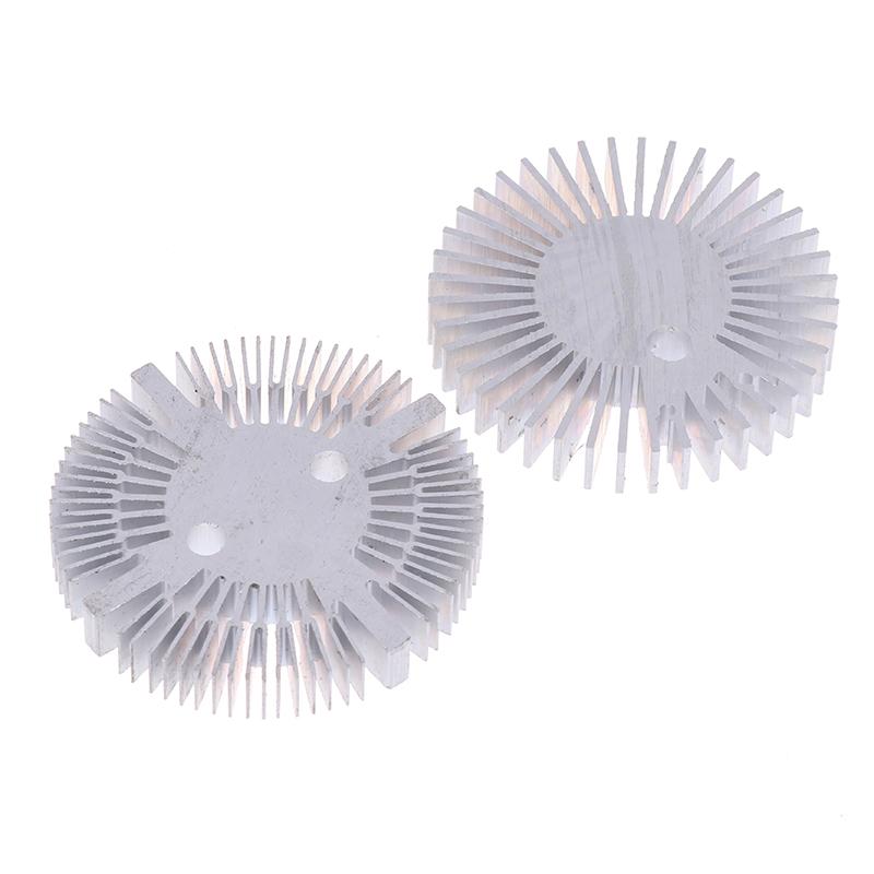 Cob Radiator Diameter 25/37.5/40/48/50/53/60/65/67Mm High Power Led Heatsink Sunflower Solid Radiator Round Alloy Aluminum