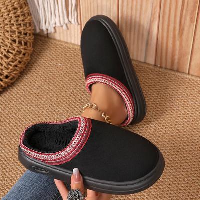Platformowe Puszyste Kapcie Damskie Domowe Baleriny Modne Pluszowe Zimowe Designerskie Buty Damskie Domowe Eleganckie Casualowe Obuwie Duży Rozmiar