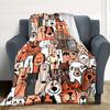 1pc Pets Animals Dog Print Blanket   Lightweight Flannel Throw Blanket For Sofa, Bed, Living Room, Office, Outdoor Travel, Camping