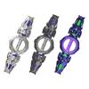 Light Up Weapon Double-Edged Lightsaber Toy with LED Lights And Sound Extendable Spinning War Warriors Toy for Cosplay Halloween Party Sci-Fi Role