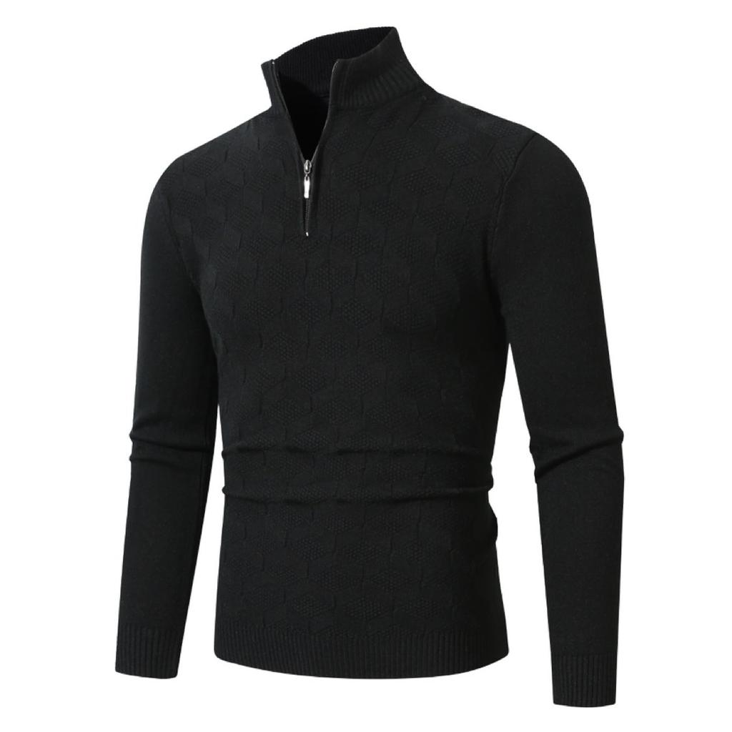 Fashion Autumn and Winter Men's Sweater Stand Collar Pullover Sweaters