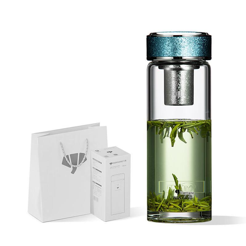 Vientiane Titanium Silver Antibacterial Glass Cup