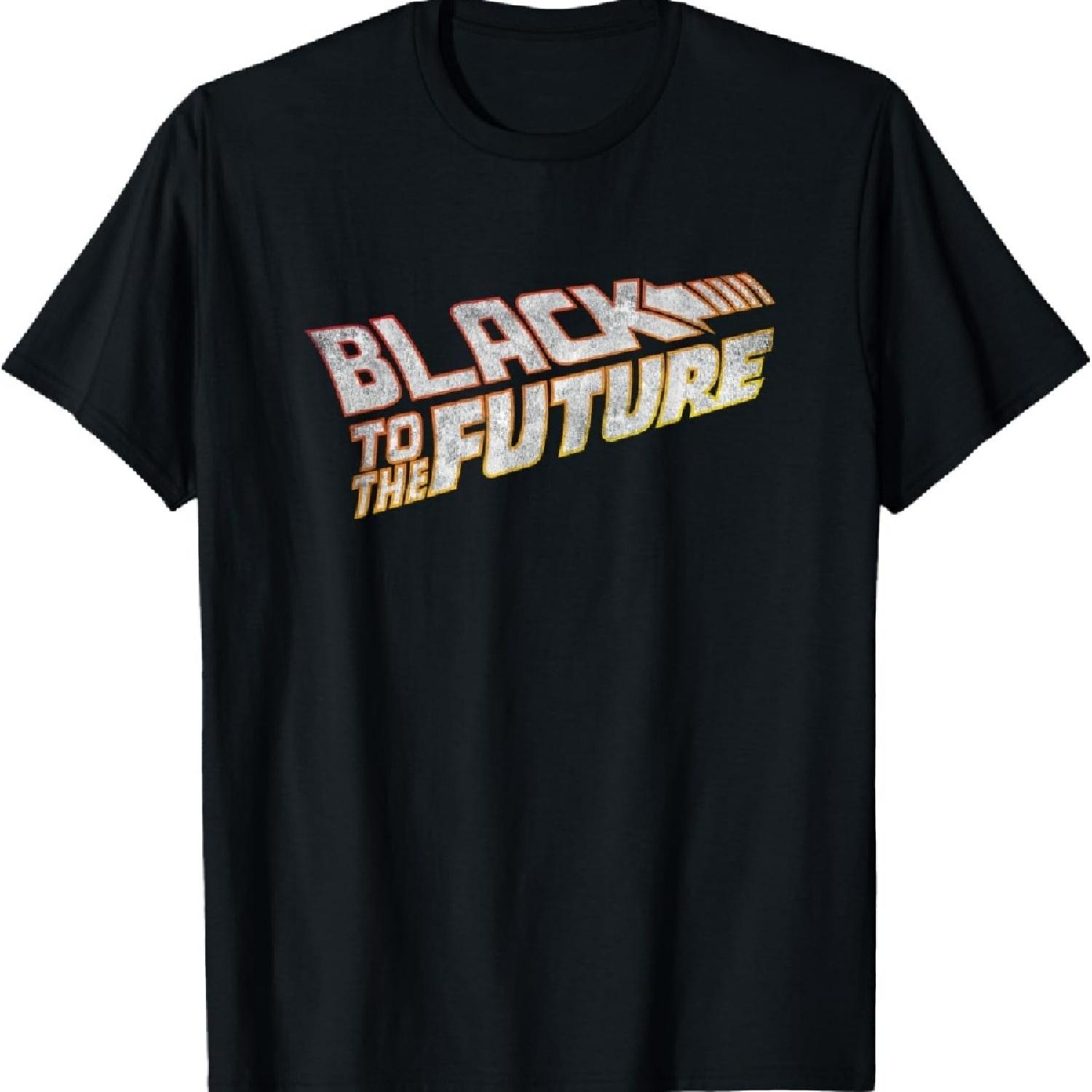

Black To The Future T-shirt Funny Afrofuturism Shirt T-Shirt S