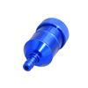 Cnc Aluminum Alloy Glass Oil Filter with Thread Design for Easy Cleaning Universal Gas Fuel Filter for Motorcycle and Automobile