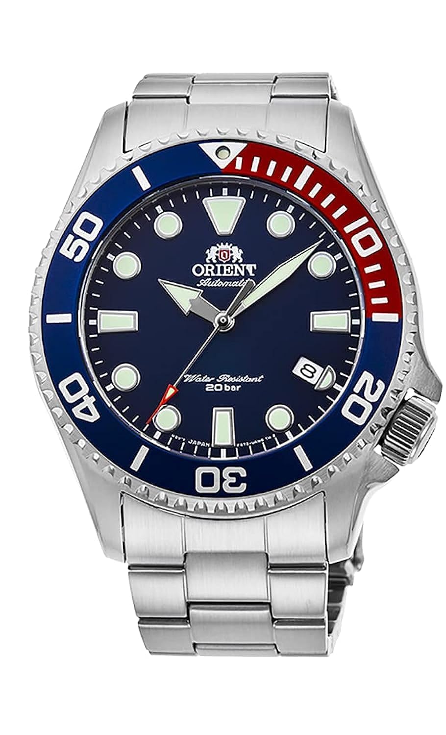 

Orient Men s Japanese Automatic Watch Stainless Steel Strap Silver 22 (Model: RA-AC0K03L10B)