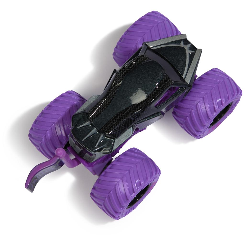 Monster Jam, Official Marvel Black Panther Monster Truck, Die-Cast Vehicle, 1:64 Scale, Superhero Kids Toy, for Boys Ages 3+