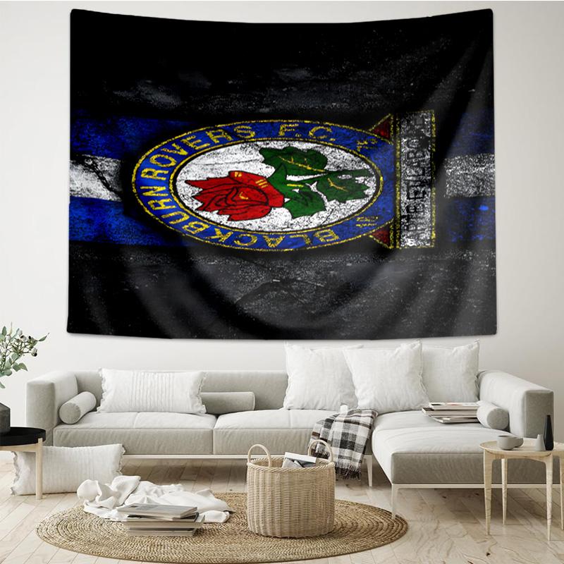 1PC Rovers Crest Football Club Printed Tapestry Room Decoration Wall Hanging for Living Room Bedroom, dormitory, Birthday and Christmas gifts