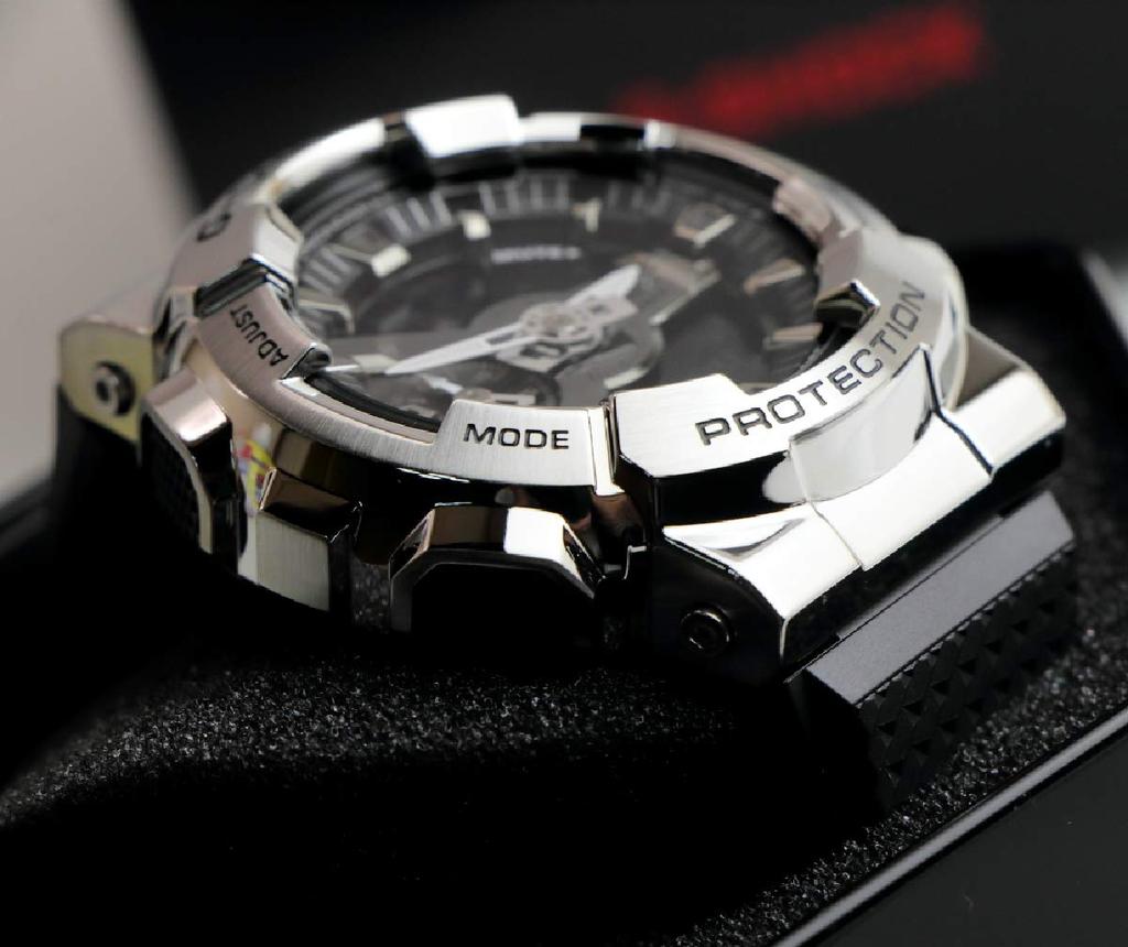 Casio Metal Outdoor G-Shock Men's Analog-Digital Watch, Style, Black, GM-110-1A