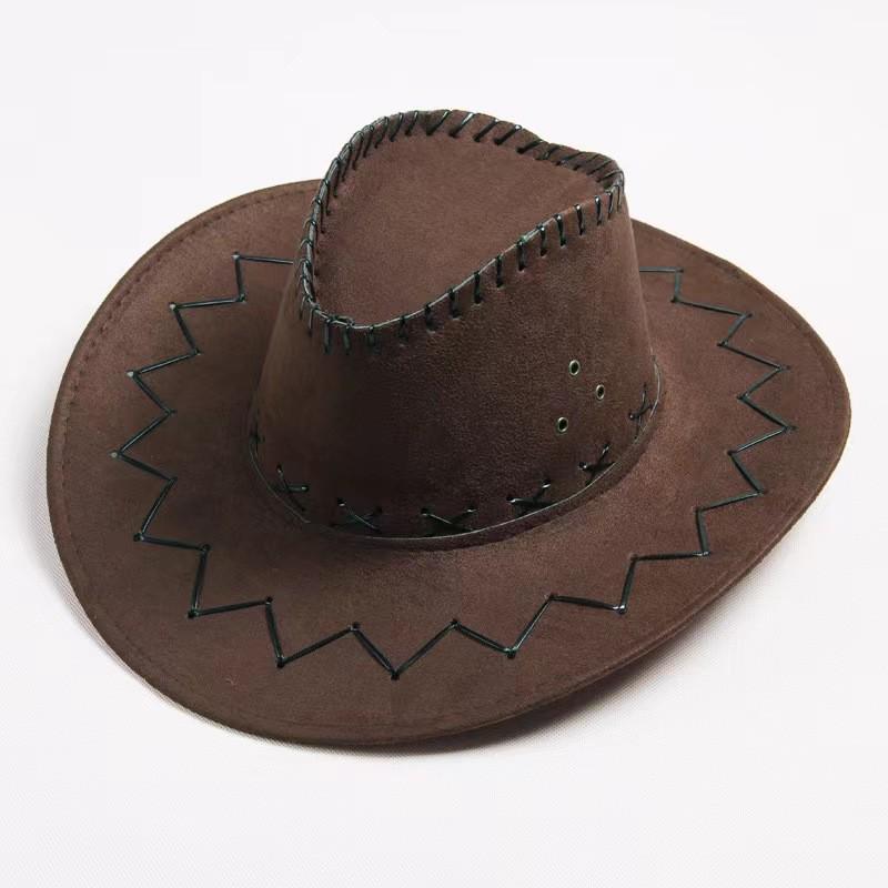 Cowboy Toy Set: Hat, Scarf, Revolver & Leather Holster