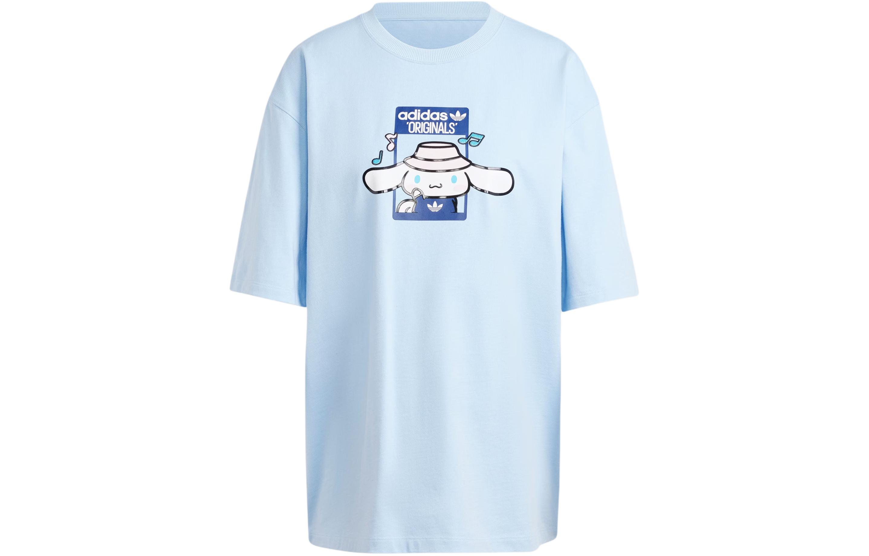 adidas originals X Hello Kitty Cinnamoroll Graphic Oversized Tee  Clear Sky  JF8314 XXL