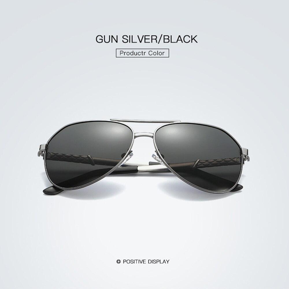 

Большие поляризованные солнцезащитные очки-пилоты из сплава Al-mg с пружинными ножками