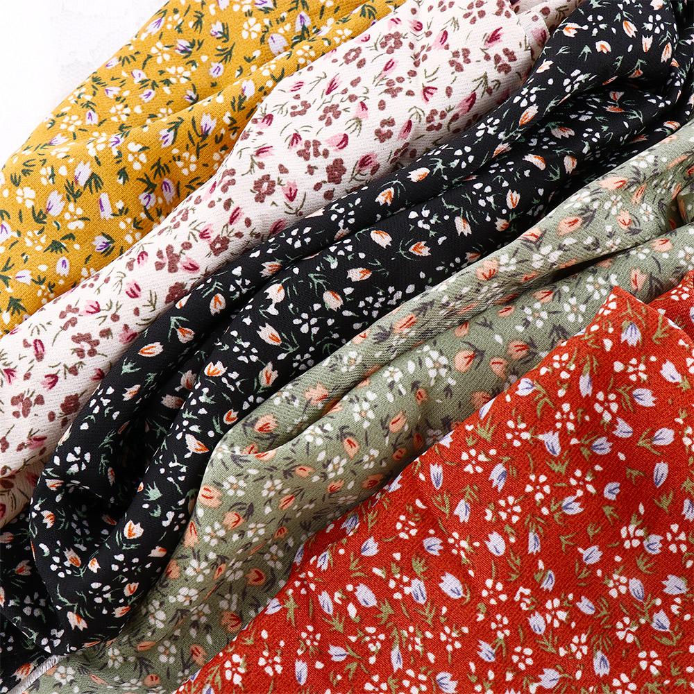 Women Cloth Floral Print Elastic headband Floral Turban Hair accessories Triangle hair headband