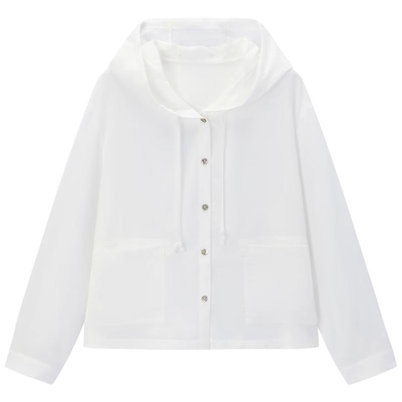 EICHITOO Women s Casual Hooded Crop Jacket M
