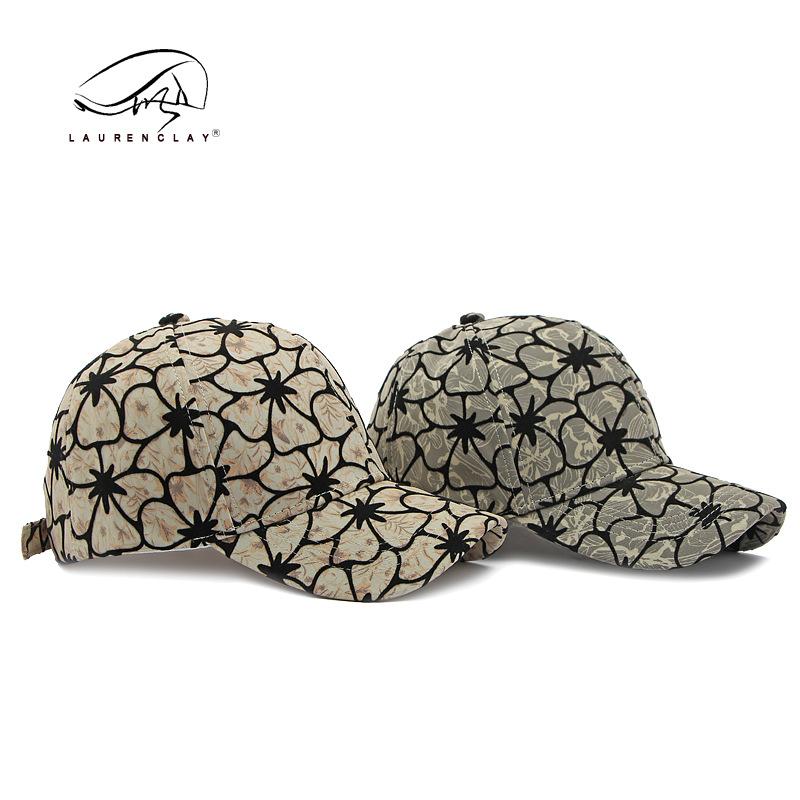 Hat men and women spring and summer thin breathable cap retro hardtop baseball cap printing tide