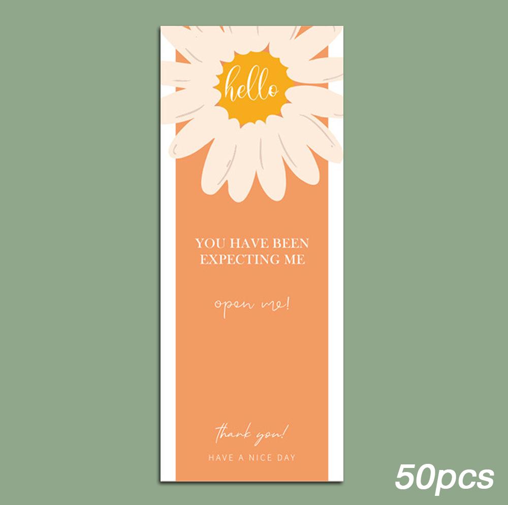 

50pcs Merci Sticker French Thank You Fait Main Avec Amour DIY Multifunction Paper Label Adhesive Gift Seal Sticker
