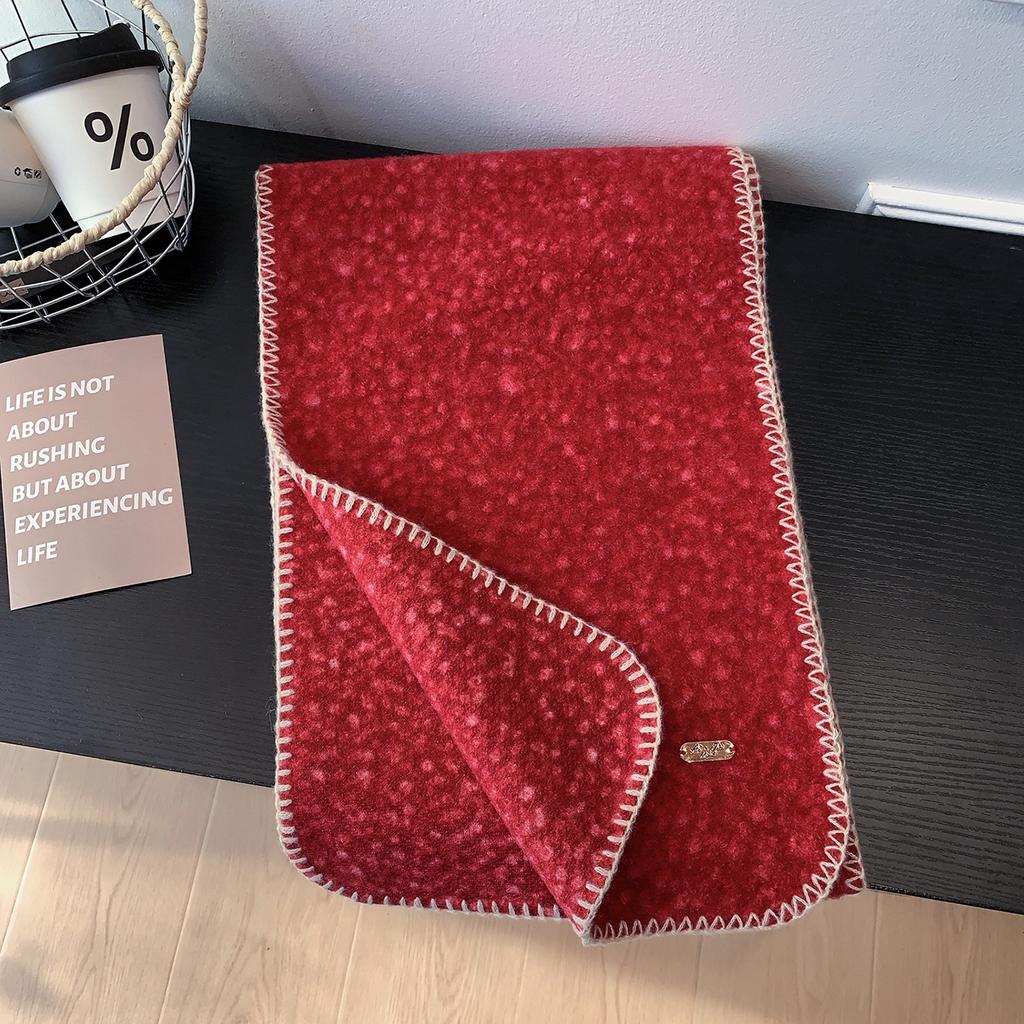 Autumn Winter Pink Scarf Women Soft Warm Scarf Korean Fashion Solid Color Wrap Shawl Lady Mujer Casual Sweet Preppy Style New