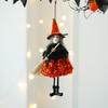 Halloween Witch Hanging Decoration Flying Witches Doll Spooky Witch Figurine Garden Yard Haunted House Decor