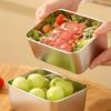 Scatola Pranzo Frutta Sigillata per Lavoratore d'Ufficio Frigorifero con Coperchio Contenitore Croccante per Alimenti