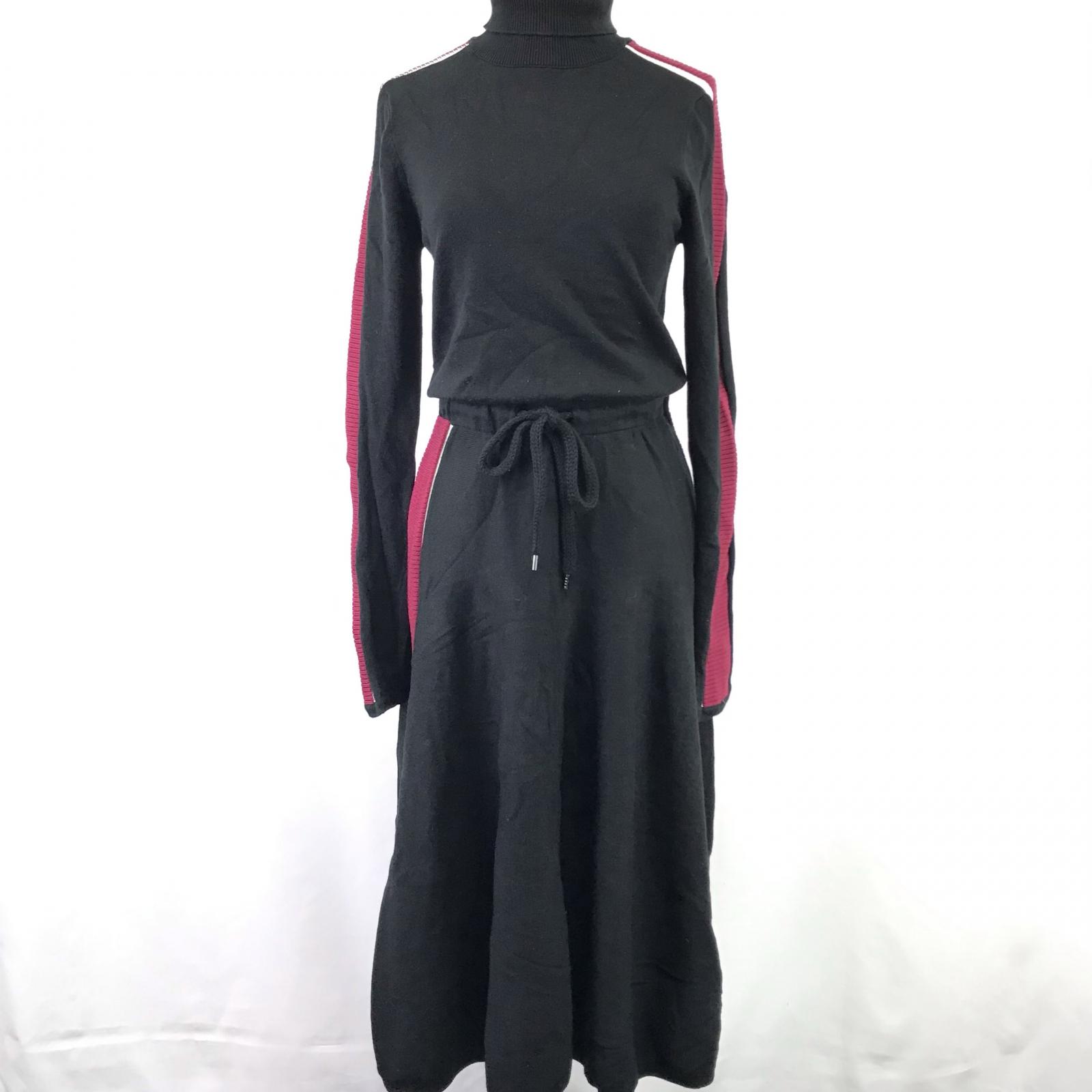 

PAMEO POSE Dress [Women’s F/Long Length/Black Tone] Turtleneck Thick Fabric(USED)