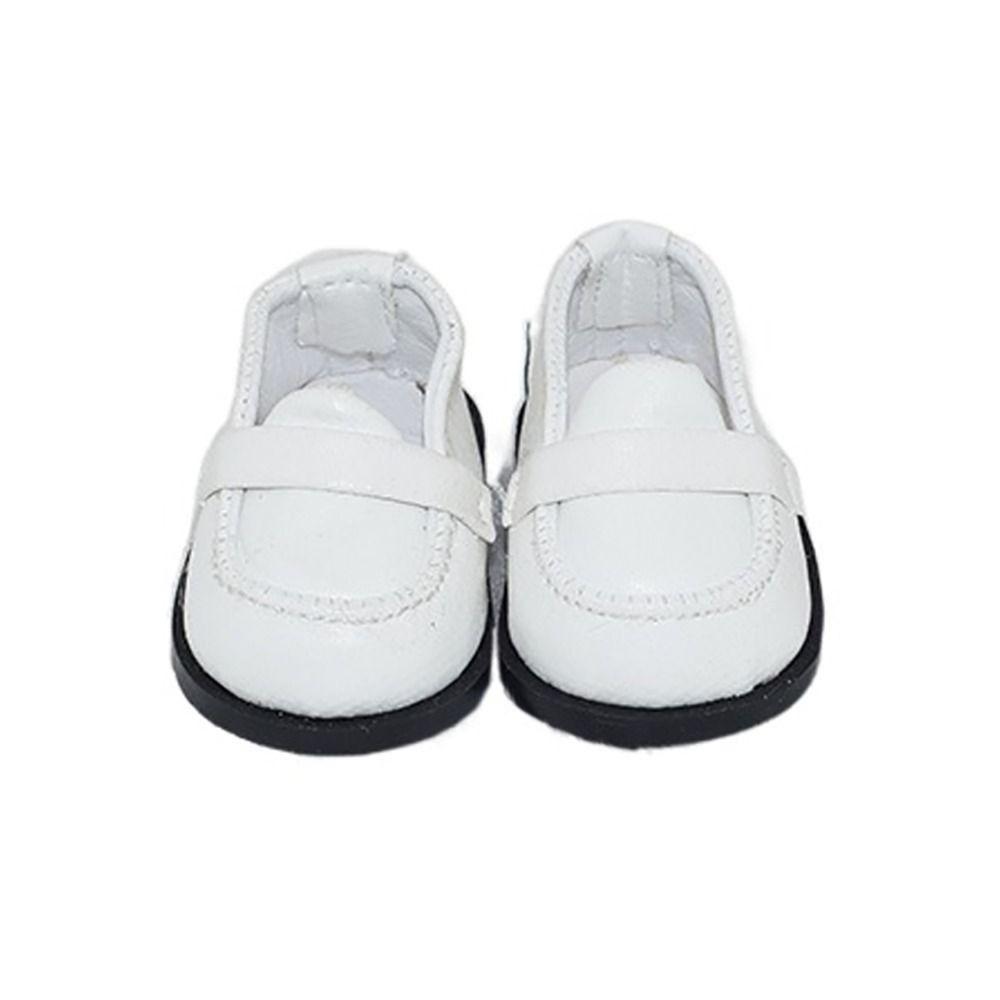 PU Leather Doll Shoes Multicolor Mini Academic Style Shoes  10/20cm Cotton Stuffed Doll