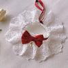 Pet Princess Lace Ruff Collar: Cute Four-Season Cat Bib Necklace