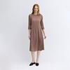 Pleats Me Urban 3 4 Sleeve Pleated Dress Epops026002