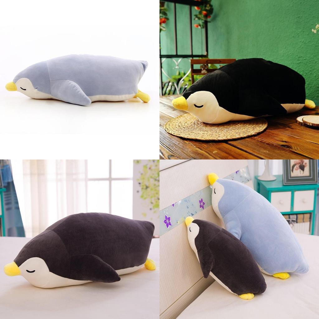 Soft And Fluffy Penguin Plush Toy Ocean Animal Stuffed Pillow For Kids