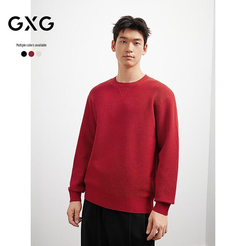 GXG Men s Jacquard Round Neck Sweater US 7