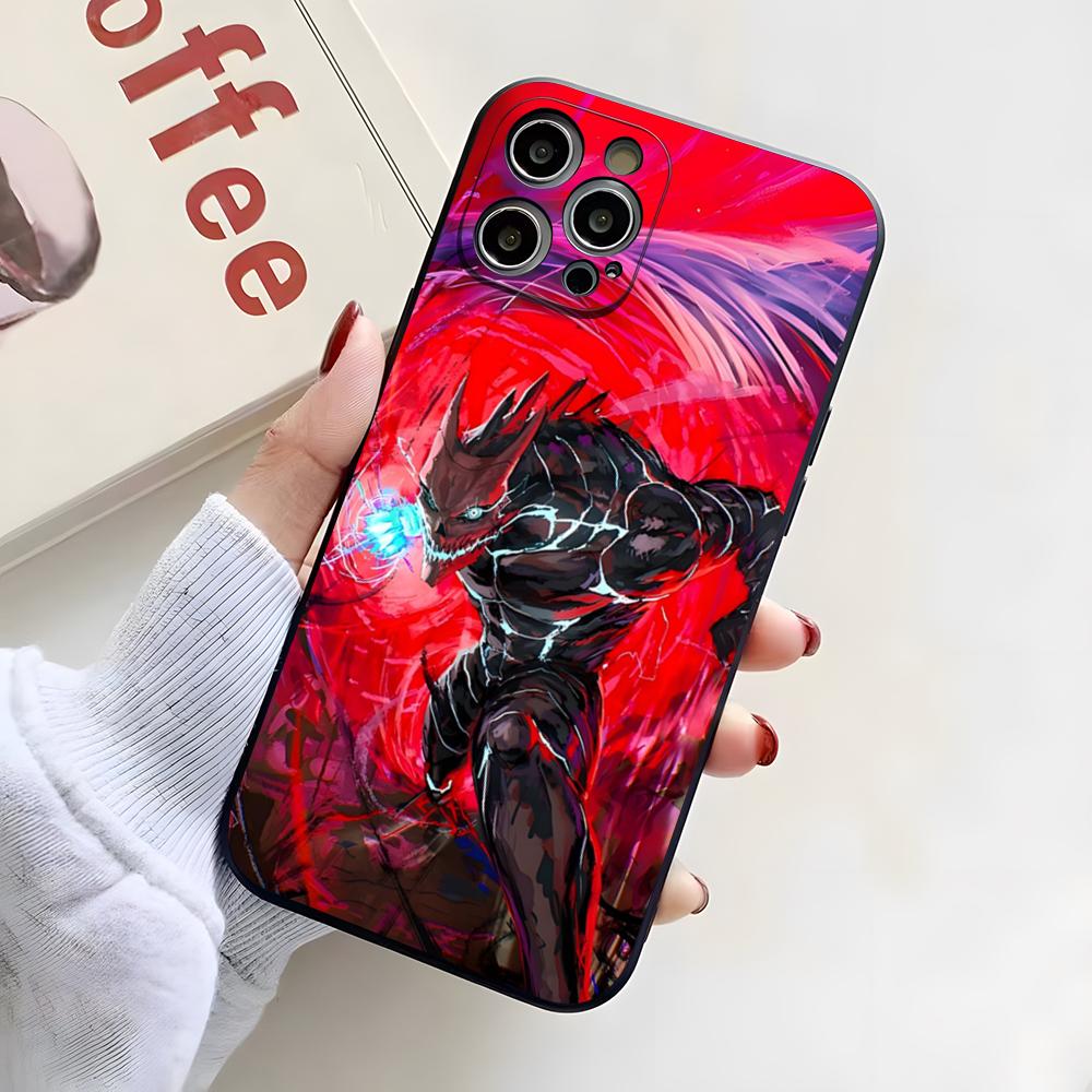 

Hot New Anime Kaiju No. 8 Phone Case For IPhone 17 Pro Max 16 15 14 Pro Max 13 11 X Xs Xr 8 7Plus Silicone Cover iPhone17 Air