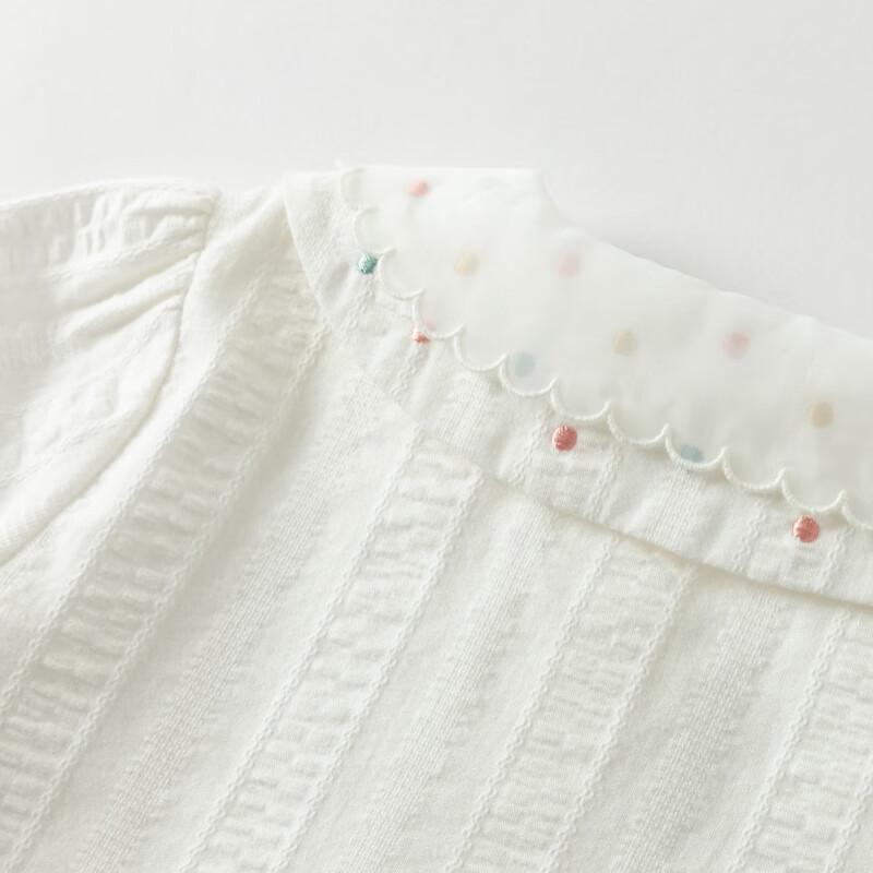 Davidbella Girls' Long-Sleeve Cotton Shirt