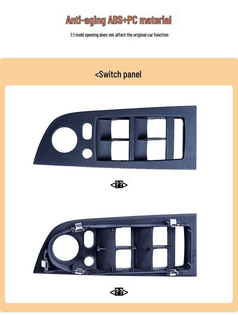 BMW 3 Series E90 Driver's Side Interior Door Pull Handle & Armrest Switch Panel