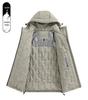Men's Winter Graphene-Lined Hooded Jacket: Warm, Thick, Loose Fit for Outdoor Sports