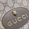[Pre-Owned] Neo Vintage Series Gold Foil Logo Metal Tiger Head Monogram Canvas And Leather Camera Bag - Very Good #BOQEC0
