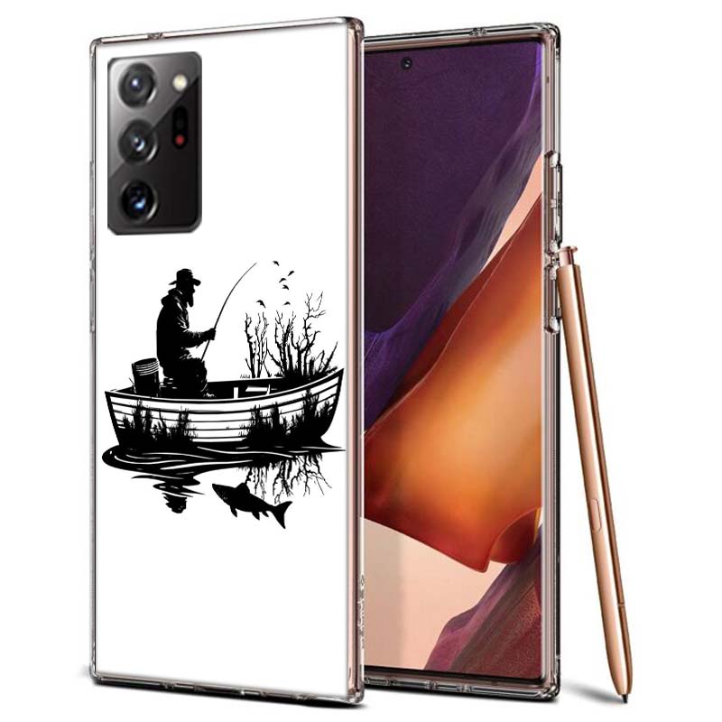 Fishing on a Fisherman's Boat Phone Case for Samsung A55 A35 A25 A15 A07 A05S A16 A17 A26 A36 A37 A56 A57 Galaxy Note 20 10 A50S