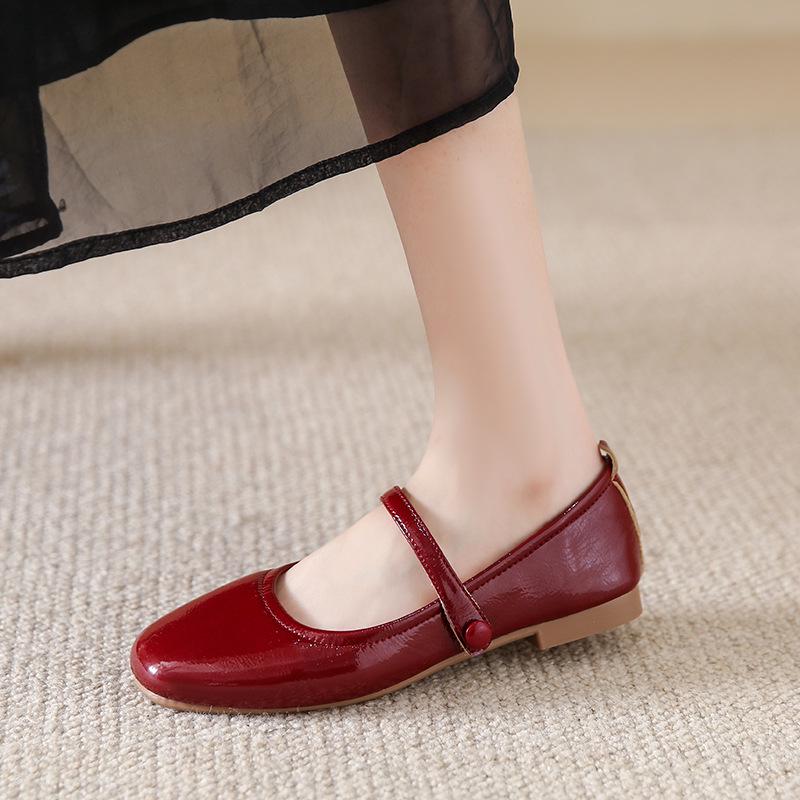 Sweet & Gentle One-Strap Round Toe Loafers, 2024 Autumn Japanese Academy Style for Skirts