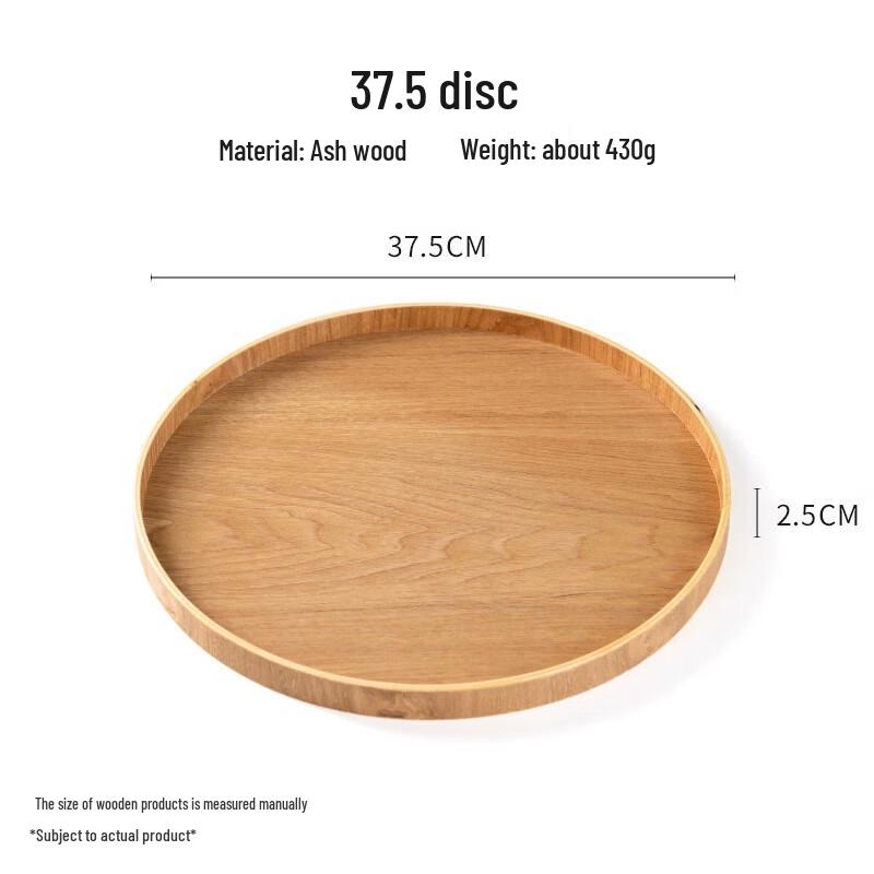 

ZISIZ Transparent Round Serving Plate
