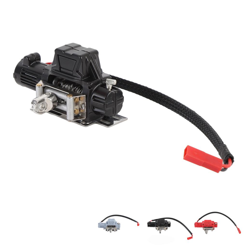 1/10 RC Crawler Winch Metal RC Simulation Winch Replacement for SCX10 1/10 Scale RC Crawler Car