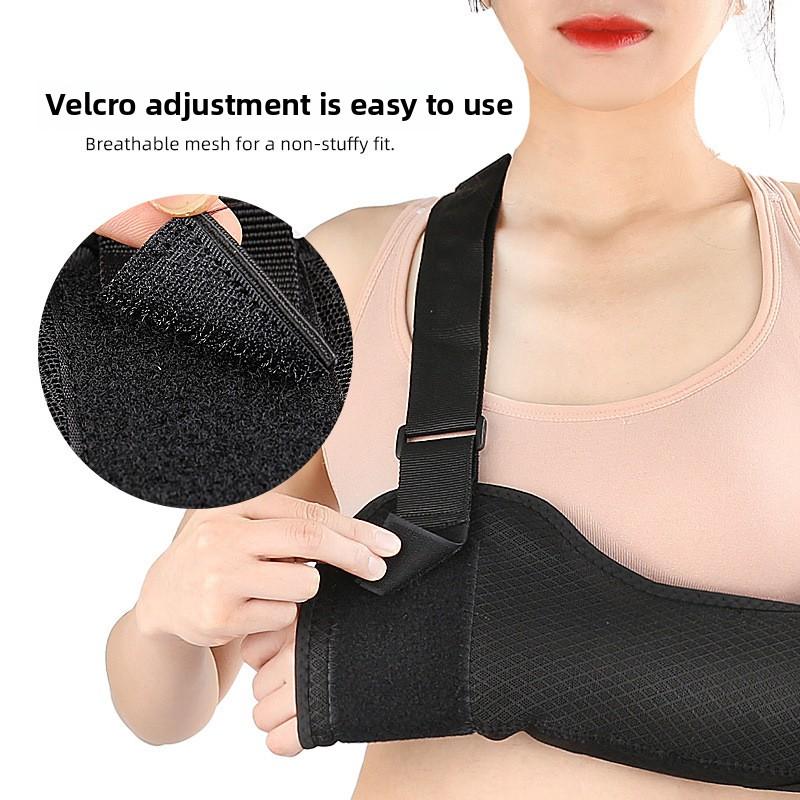 Adjustable Arm & Elbow Support Sling - Breathable Forearm Brace with Shoulder Strap for Wrist/Hand Injury Recovery