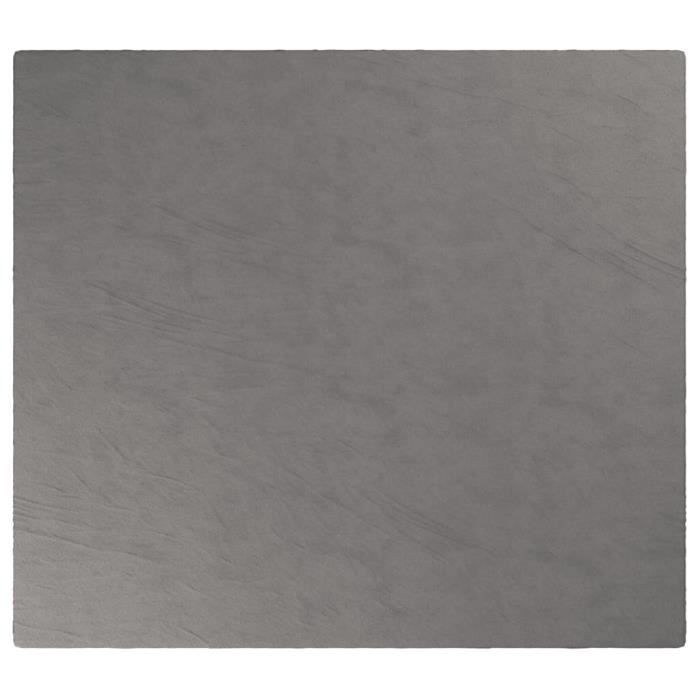 VidaXL Couverture lestée avec housse Gris 200x225 cm 9 kg Tissu 350834