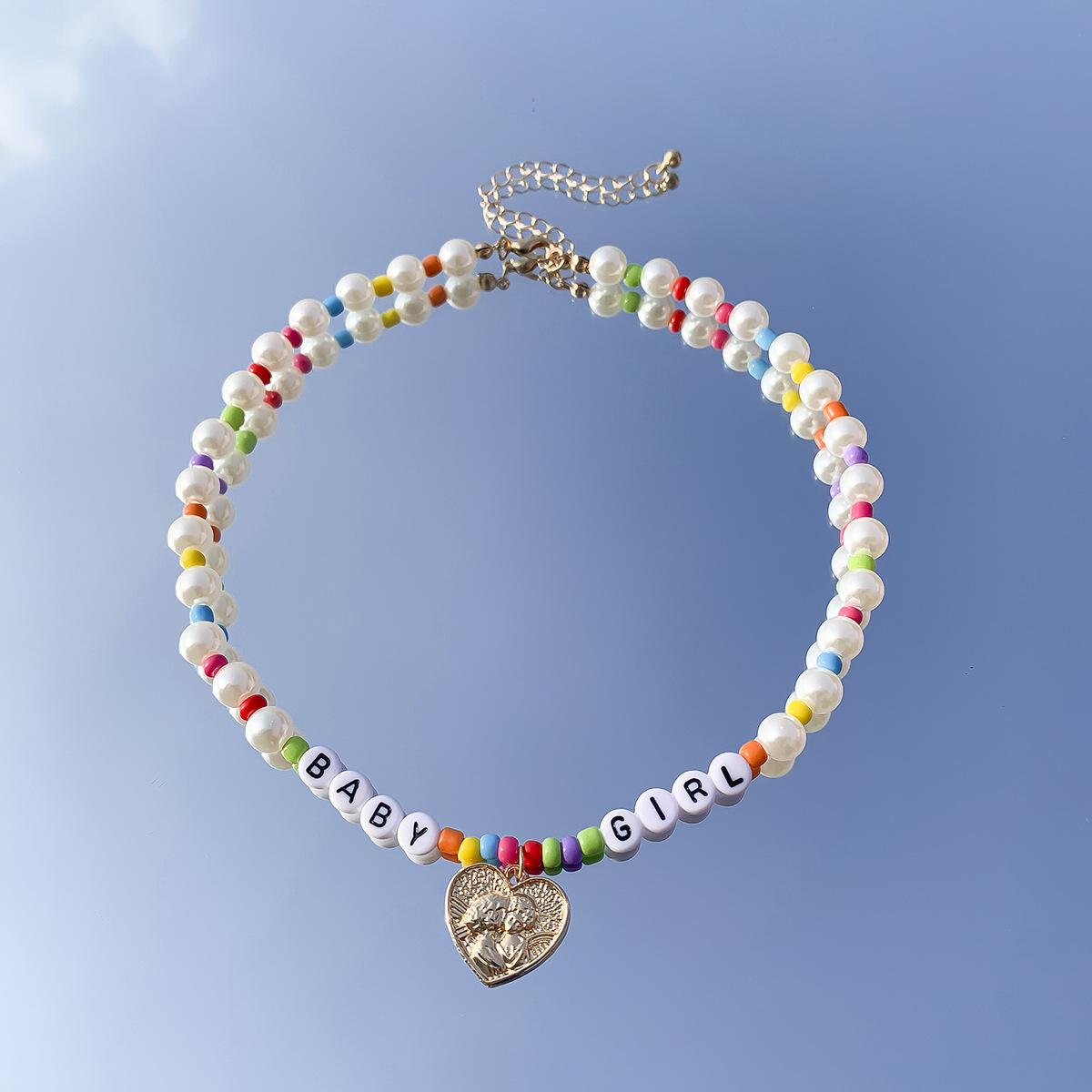 

Милые красочные маленькие ромашки, акриловые цветы, богемное колье-чокер с цепочкой из бисера для женщин и девочек, ювелирные изделия