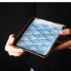 Ceramic Stripe Sushi Dishes Hotel Restaurant Tableware 9 Inch Rectangular Sashimi Dessert