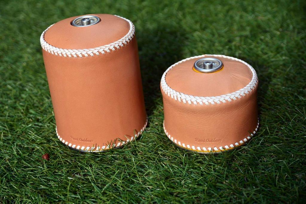 Roost Outdoors [Made from genuine leather] [Intricate double stitching] OD Can Gas Can Cover (Double Stitch Type) Gas Can OD Can Cover Leather Genuine