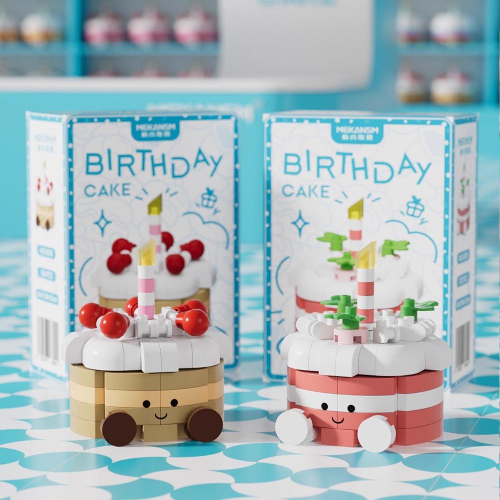 Kuchen Dekoration Ziegel Baukasten Mikro Bausteine Kinderspielzeug Erwachsenen Baustein Mini Spielzeug für Mädchen Geburtstagsgeschenk