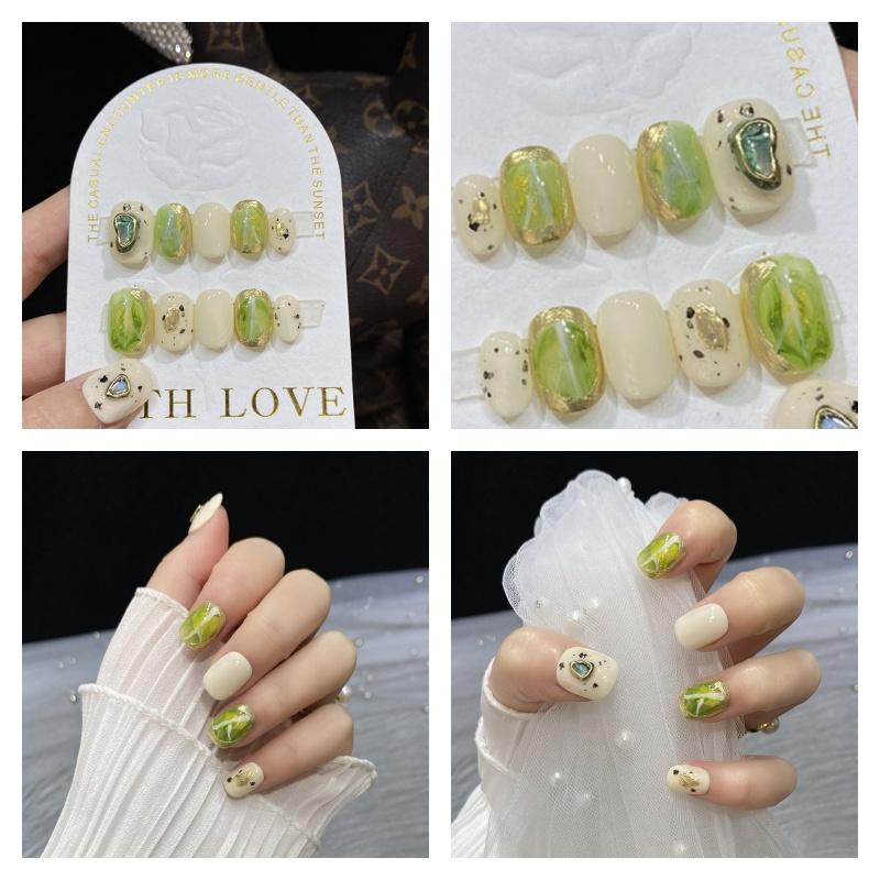 Experience The Beauty Of Handcrafted Jade Lake Nail Art Unique Patterns And High Quality