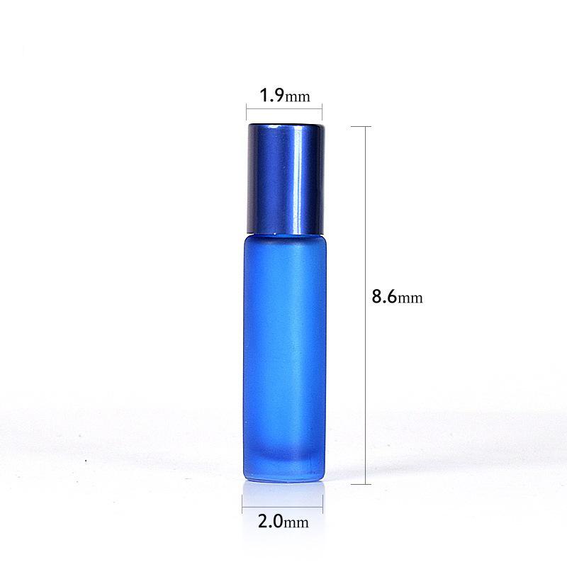 10ml Colored Glass Roll-On Bottle for Perfume and Essential Oils