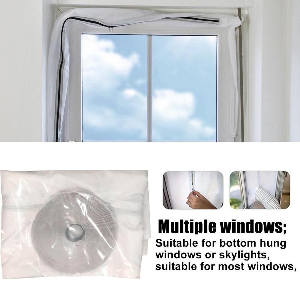 AC Window Seal Mobile Air Conditioner Seal Air Conditioner Window Seal Vent Kit Soft Cloth Door Window Seal AC Accessory