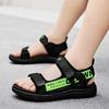 1901 Medium and Older Children Korean Version Soft-soled Fashion Sports Beach Shoes Children's Sandals 2025 New Summer Boys